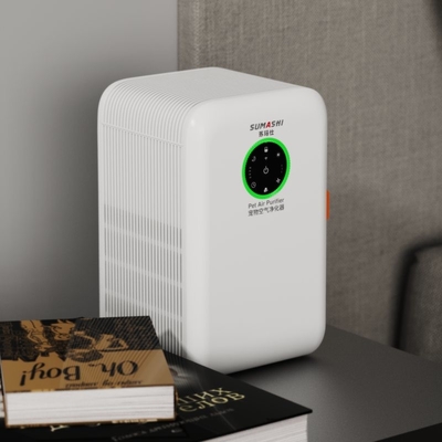 DC Motor Room Pet Dander Air Purifier With 0.4L Sumashi Humidification